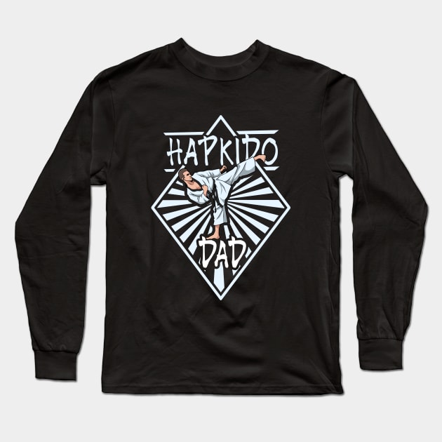 Hapkido Papa Long Sleeve T-Shirt by Modern Medieval Design